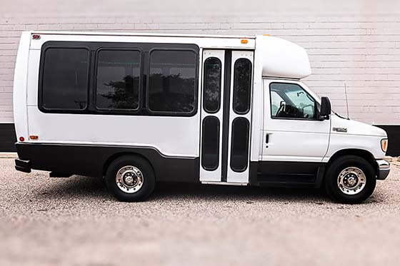 14 passenger party bus rental