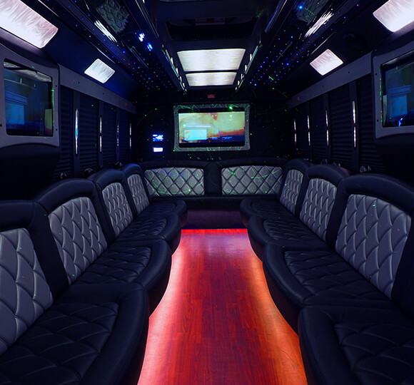 new orleans party bus interior