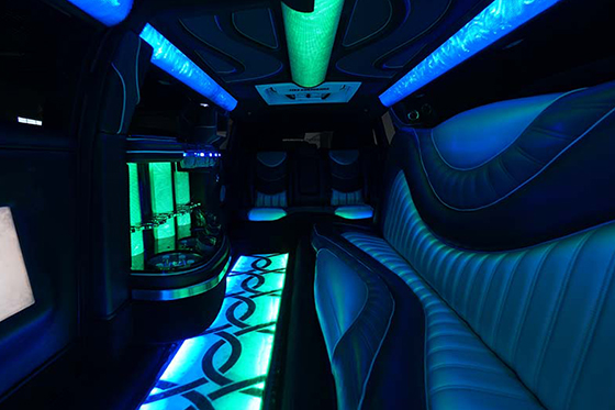 bar on limo