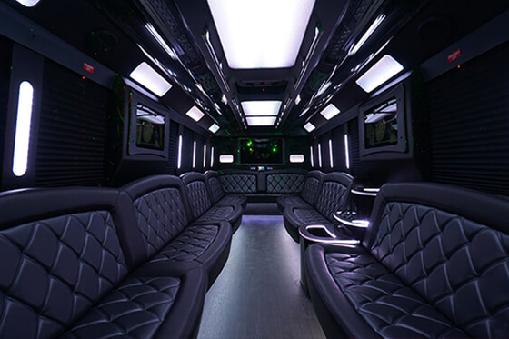 big easy limo bus interior